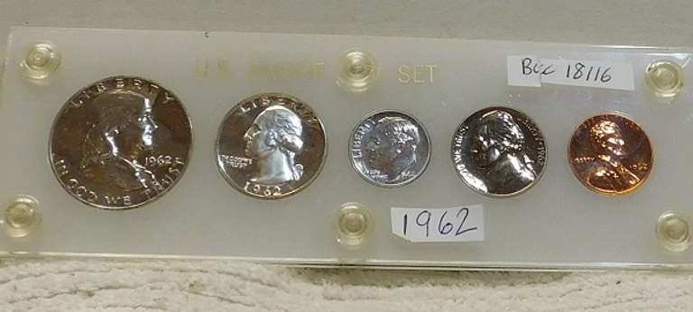 1962 PROOF Set GEM custom plastic holder