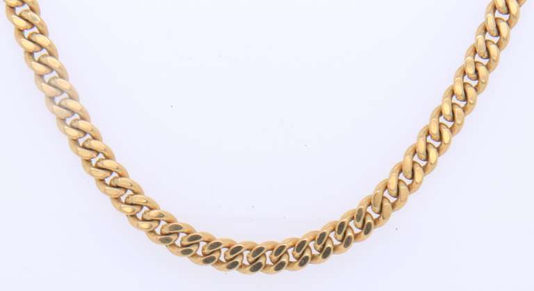 Majestic 18kt Curb Link Chain Necklace