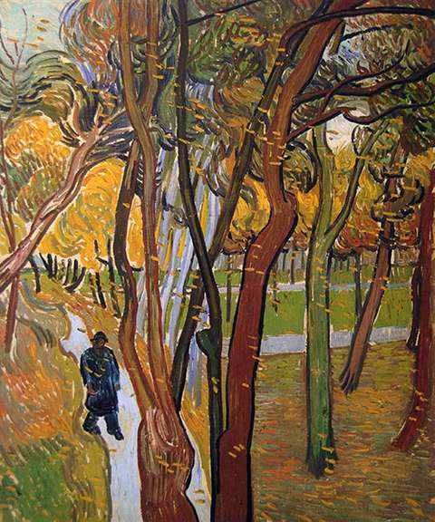 Vincent Van Gogh, The Walk: Falling Leaves