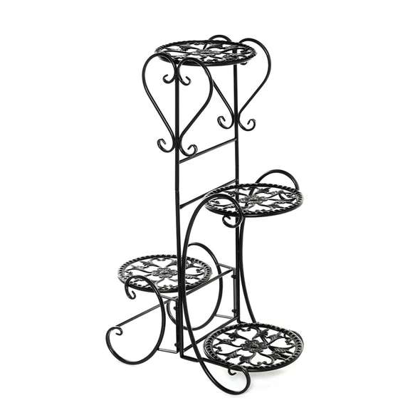 4-Tier Plant Stands for Indoor Outdoor Plants