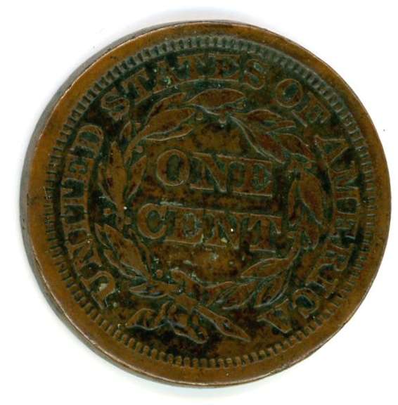 1847 Braided Hair Large Cent
