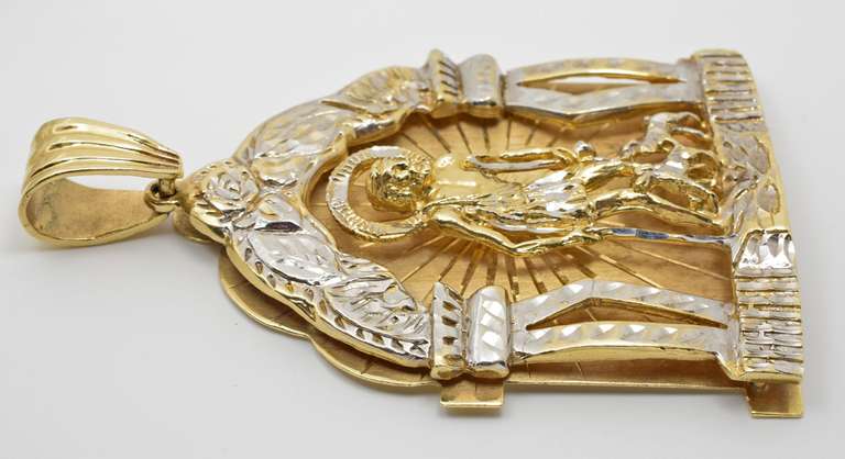 Massive Gold Good Shepard Pendant
