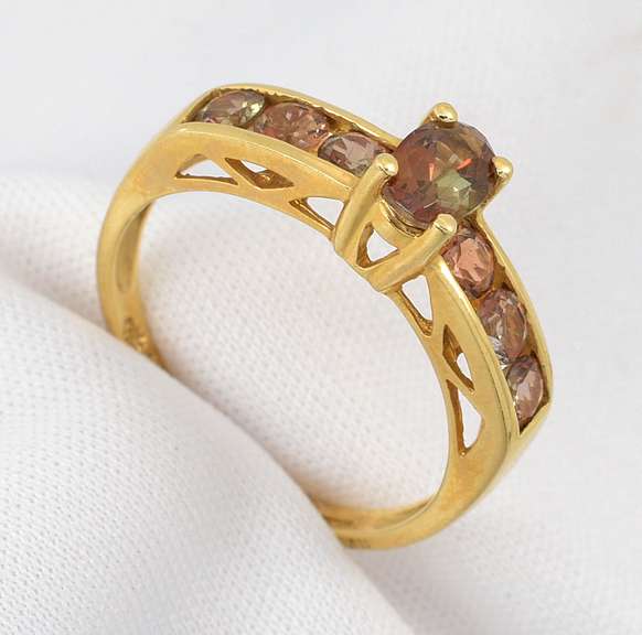 Modern Smokey Quartz Ring