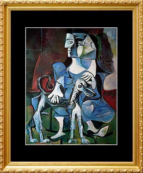 Pablo Picasso, Woman with Dog