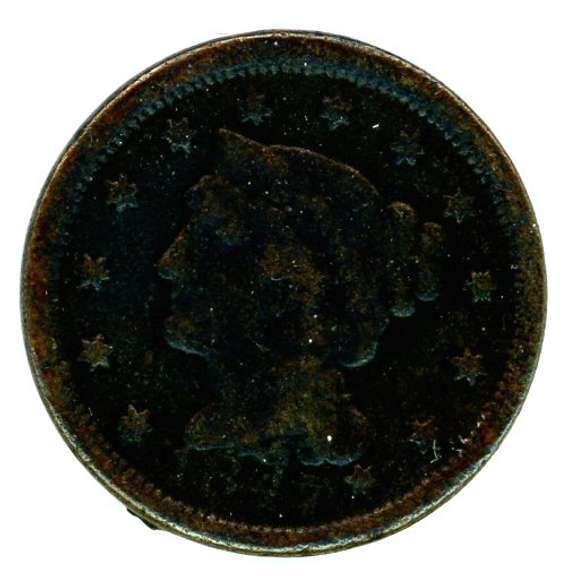 1847 Braided Hair Large Cent