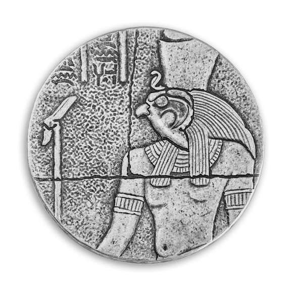 2016 Egyptian Relic Series Horus Coin 1000 Francs 2 Ounce Silver