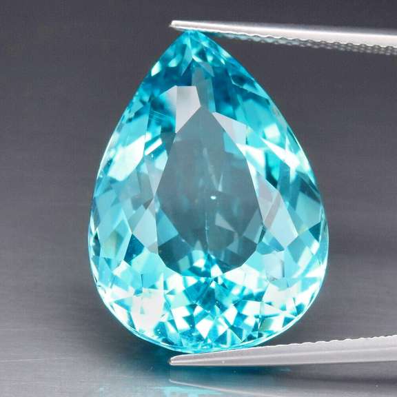 Substantial 23.31ct top Swiss blue Topaz