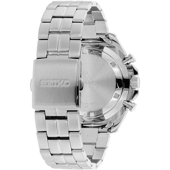 Seiko Blue Dial Quartz Chronograph, New In Box.