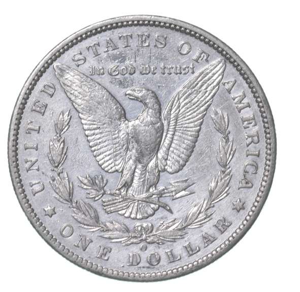 1896-O Morgan Silver Dollar