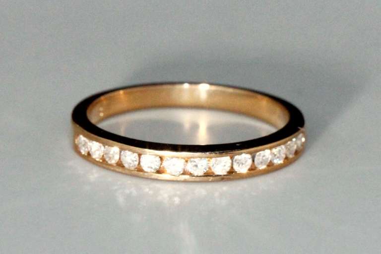 Brilliant Diamond Band in 14k