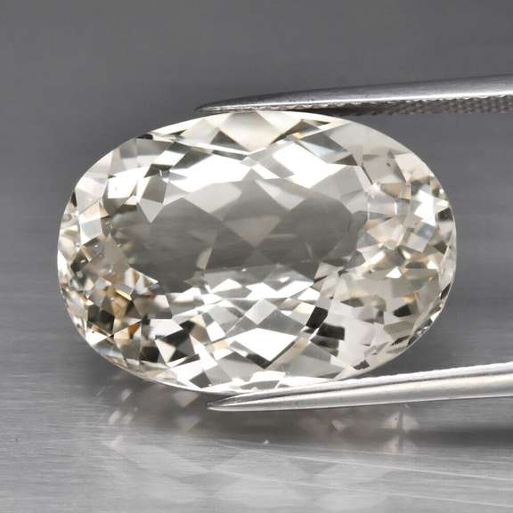 Huge 23.19ct diamond white Topaz