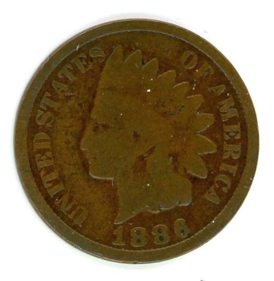 1886 Type 2 Indian Head Cent