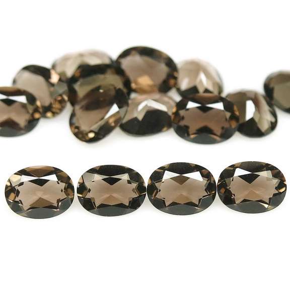 Gorgeous set of Smoky Quartz weighing 15.54 carats