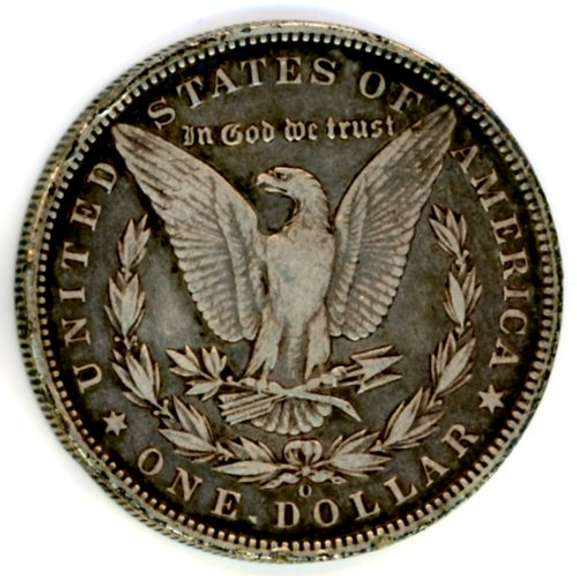 1892-O Morgan Silver Dollar