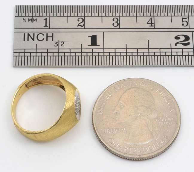 Boy' 14k Diamond Cluster Ring