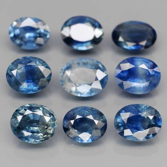 Stunning blue 6.80ct Sapphire set