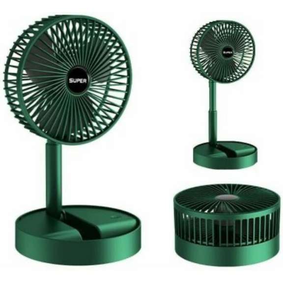 Portable Foldaway Fan Desk Table Rechargeable