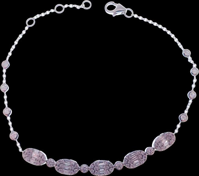Darling 18kt White Gold Diamond Bracelet