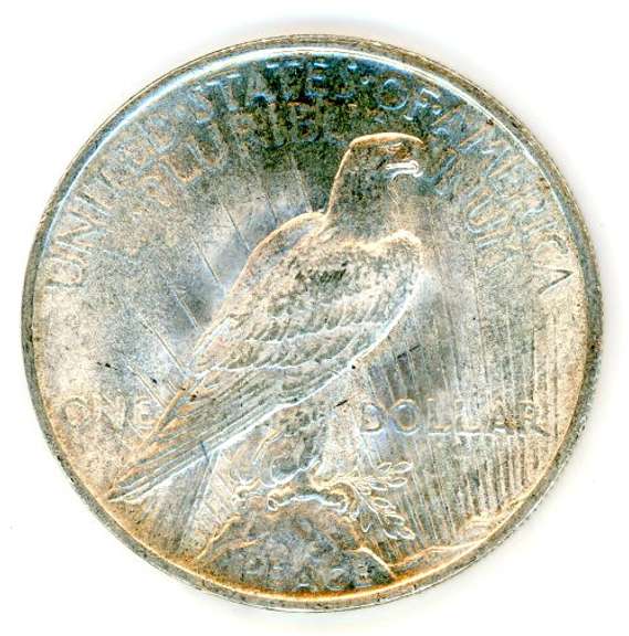 Uncirculated 1923 Peace Silver Dollar