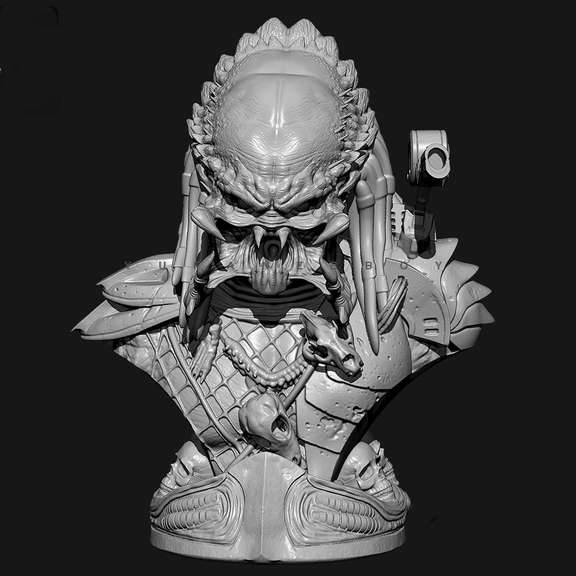 Predator Mini Bust Collectors Model