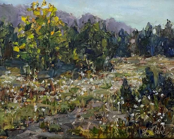 Wildflower Meadow Original Art by Ann Crostic