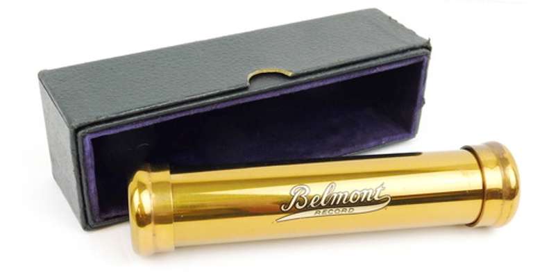 1920's Belmont Casket Memorial Cylinder w/Box