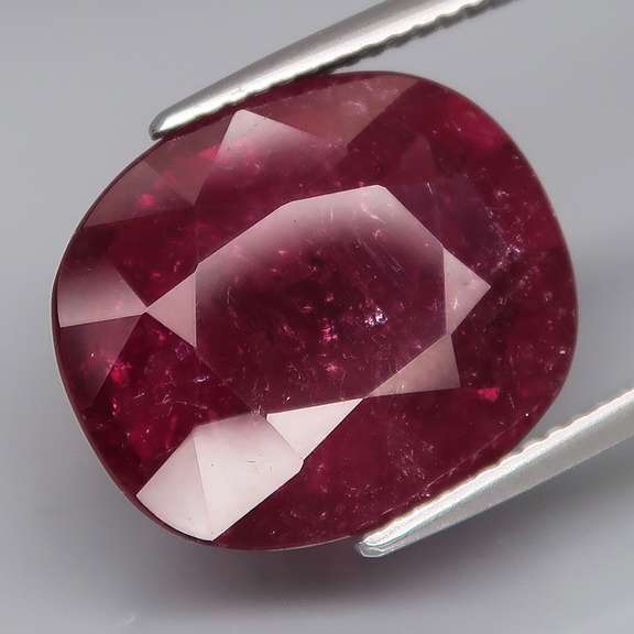 Top color 12.55ct rich violet Tourmaline