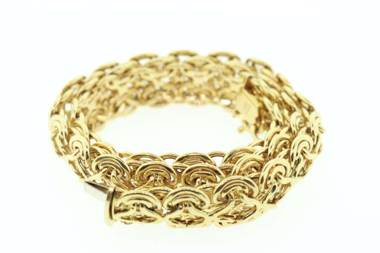 Intricate Handmade Italian 14k Gold Necklace