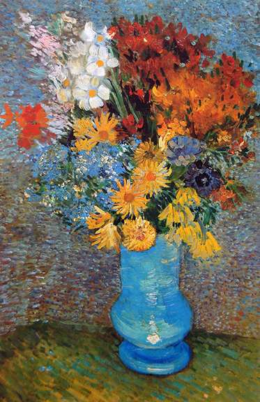 Vincent Van Gogh, Still Life with Vase and Daisies