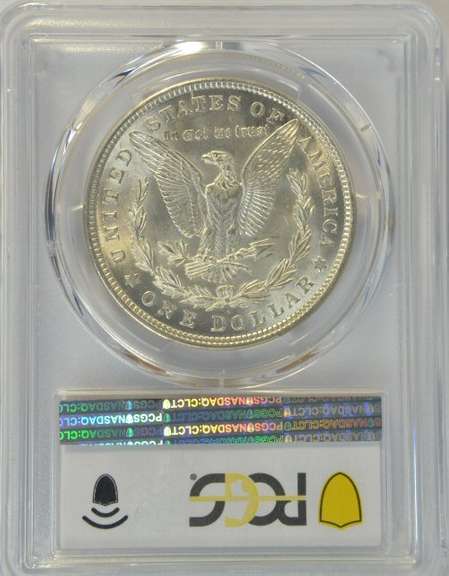 Blazing near Gem BU 1921 Morgan Silver Dollar. PCGS MS64