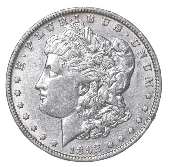 1892-O Morgan Silver Dollar