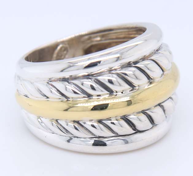 David Yurman Two Tone Ring