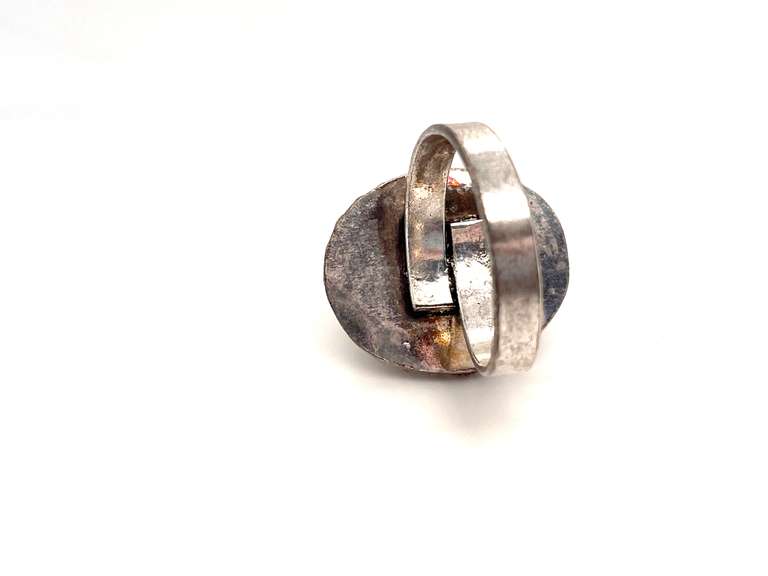 👻GORE-GEOUS! 👻 Oval Black Onyx Tibetan Silver Rope Design Ring