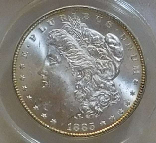 1885 Morgan Dol ANACS MS-63 Premium
