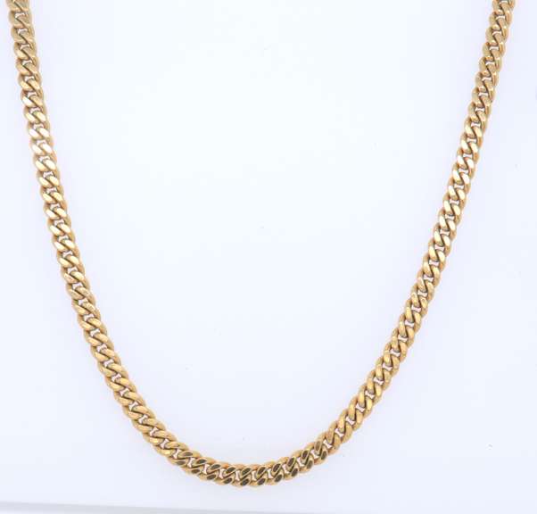 Majestic 18kt Curb Link Chain Necklace