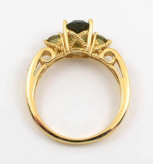 Chic 14k Green Tourmaline Ring