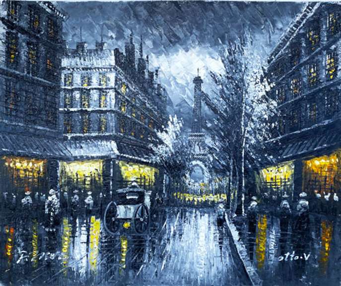 UNIQUE AND BEAUTIFUL PAINTING ON CANVAS