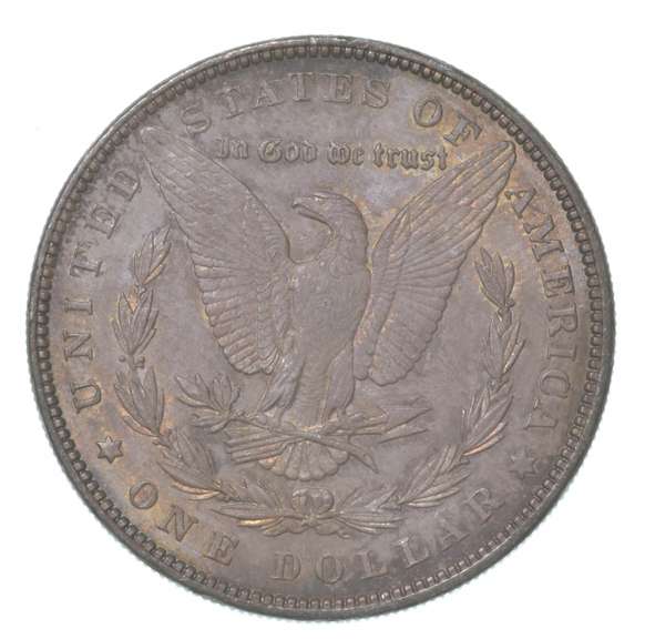 1887 Morgan Silver Dollar Toned Great Color!