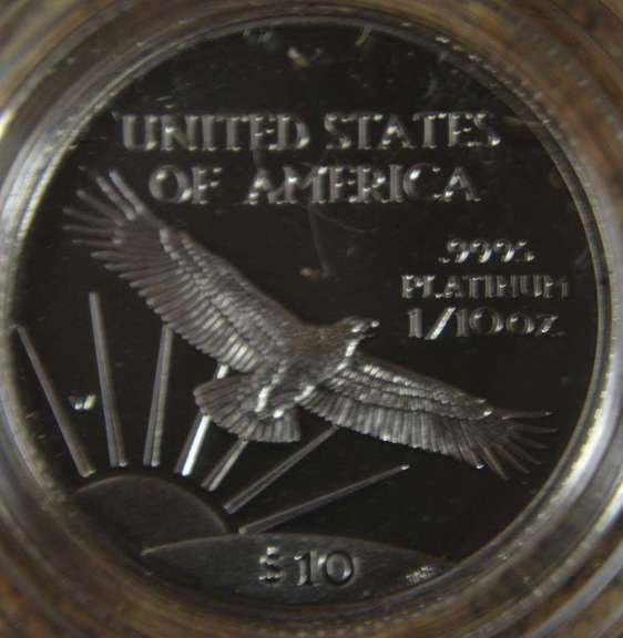 1997 Proof American Eagle $10 Platinum Coin OGP