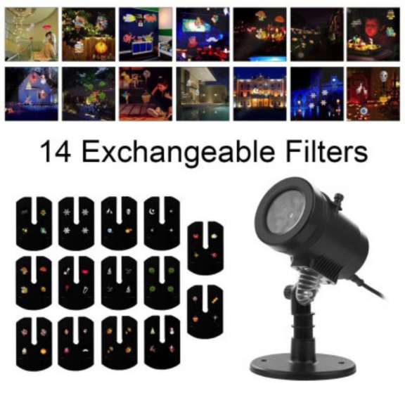 Colorized Auto Moving Projection Lights