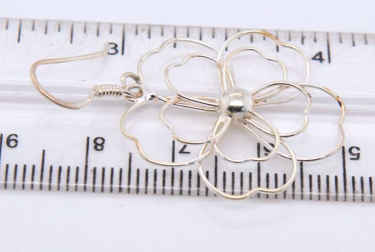 Lot of 3 Vintage Sterling Silver Dangle Earrings