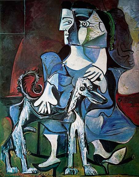 Pablo Picasso, Woman with Dog