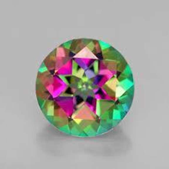 4MM ROUND MYSTIC TOPAZ LOOSE GEMSTONE