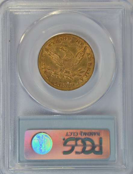1880 $10 Liberty Gold Piece. PCGS AU58 Rive d'Or Collection
