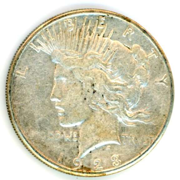 1923 Peace Silver Dollar