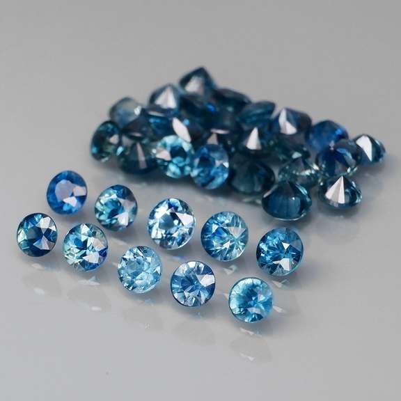 Glistening 3.68ct royal blue Sapphire set
