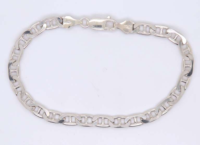 Italian Sterling Silver Fancy Link Bracelet