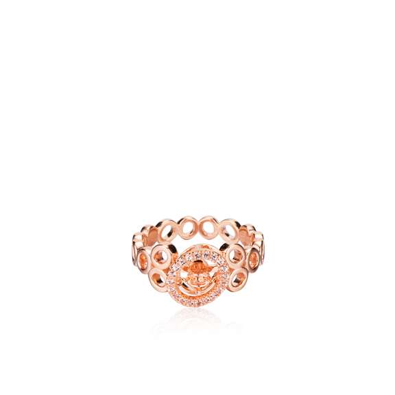 Cosmo Style Ring in Pink Rose gold