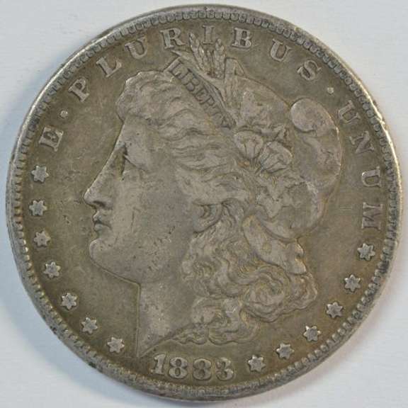 Scarce sharp 1883-S Morgan Silver Dollar. Better 'S' Mint