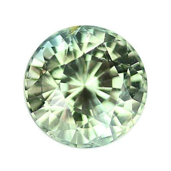 4MM ROUND GREEN SAPPHIRE LOOSE GEMSTONE